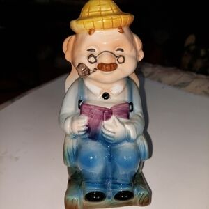 Vintage* Rocking Chair Grand-dad/Retiree Ceramic Cash Bank